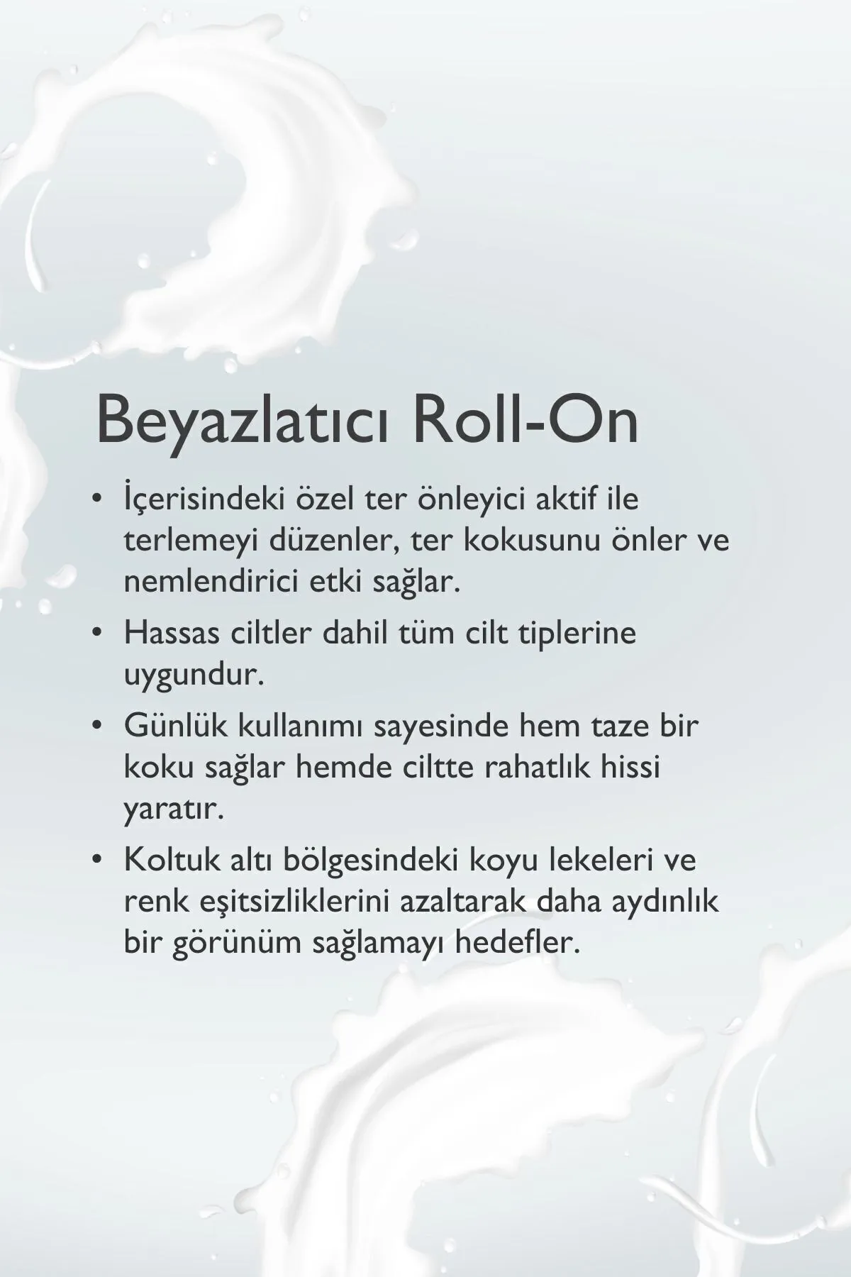 Beyazlatıcı & Koku Önleyici Roll-on 50 ml — 3