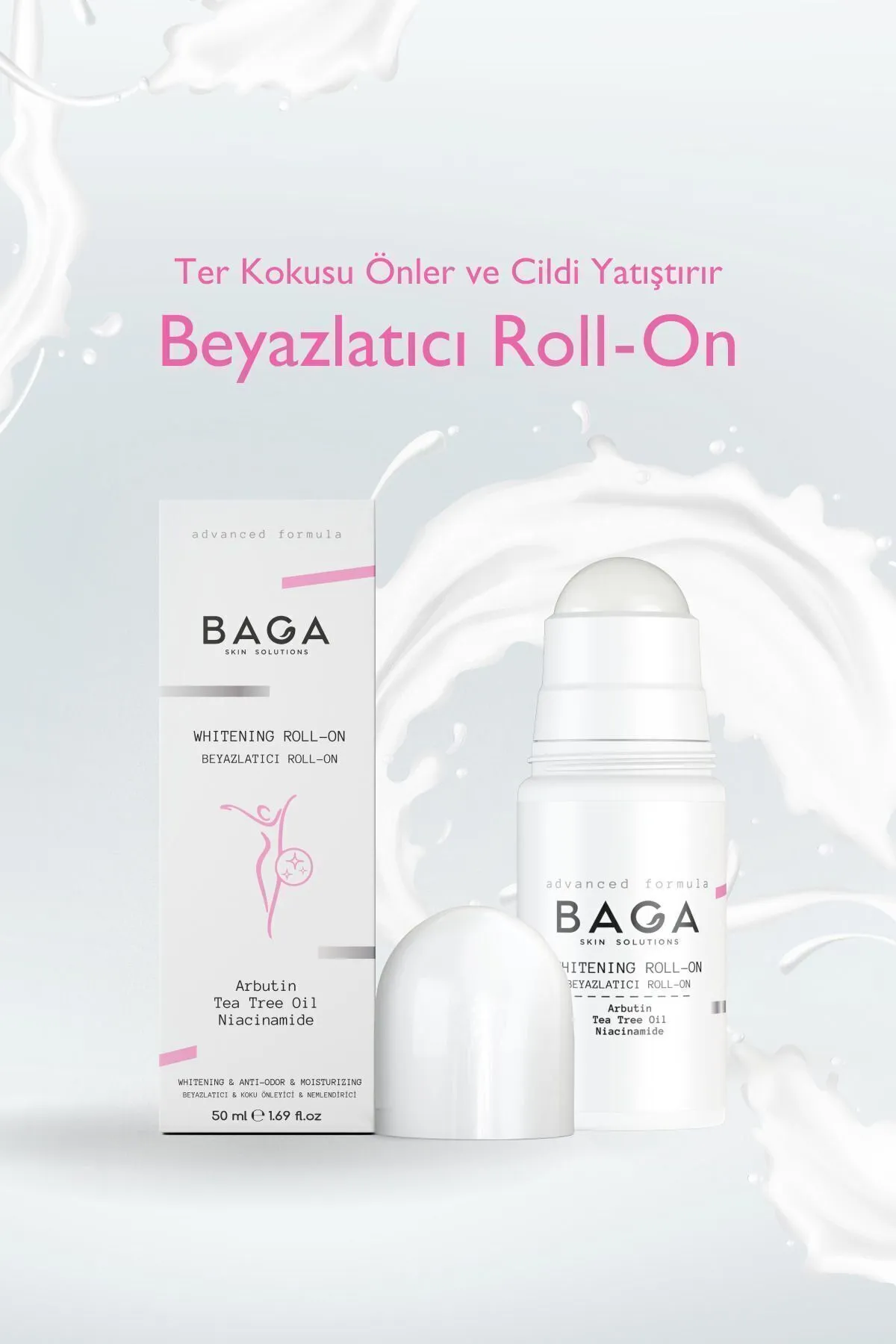 Beyazlatıcı & Koku Önleyici Roll-on 50 ml