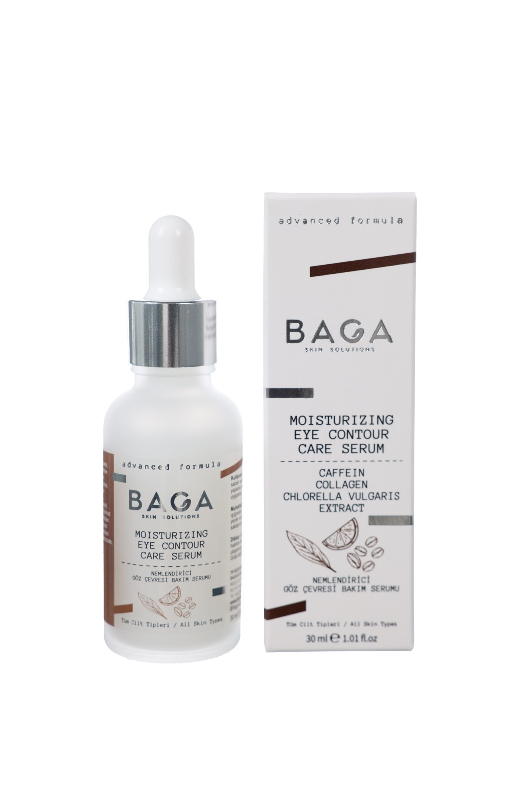 Nemlendirici Göz Çevresi Bakım Serumu (Kafein) 30 ml