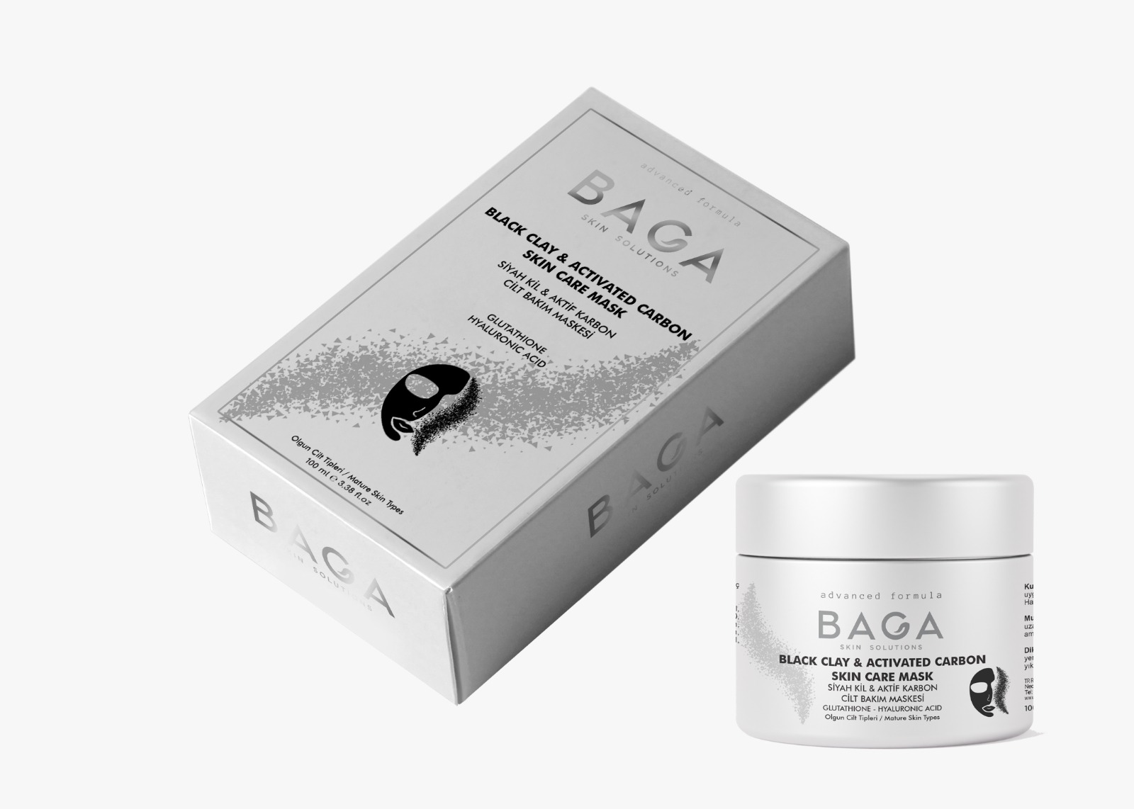 Siyah Kil & Aktif Karbon Maskesi 100ml — 2